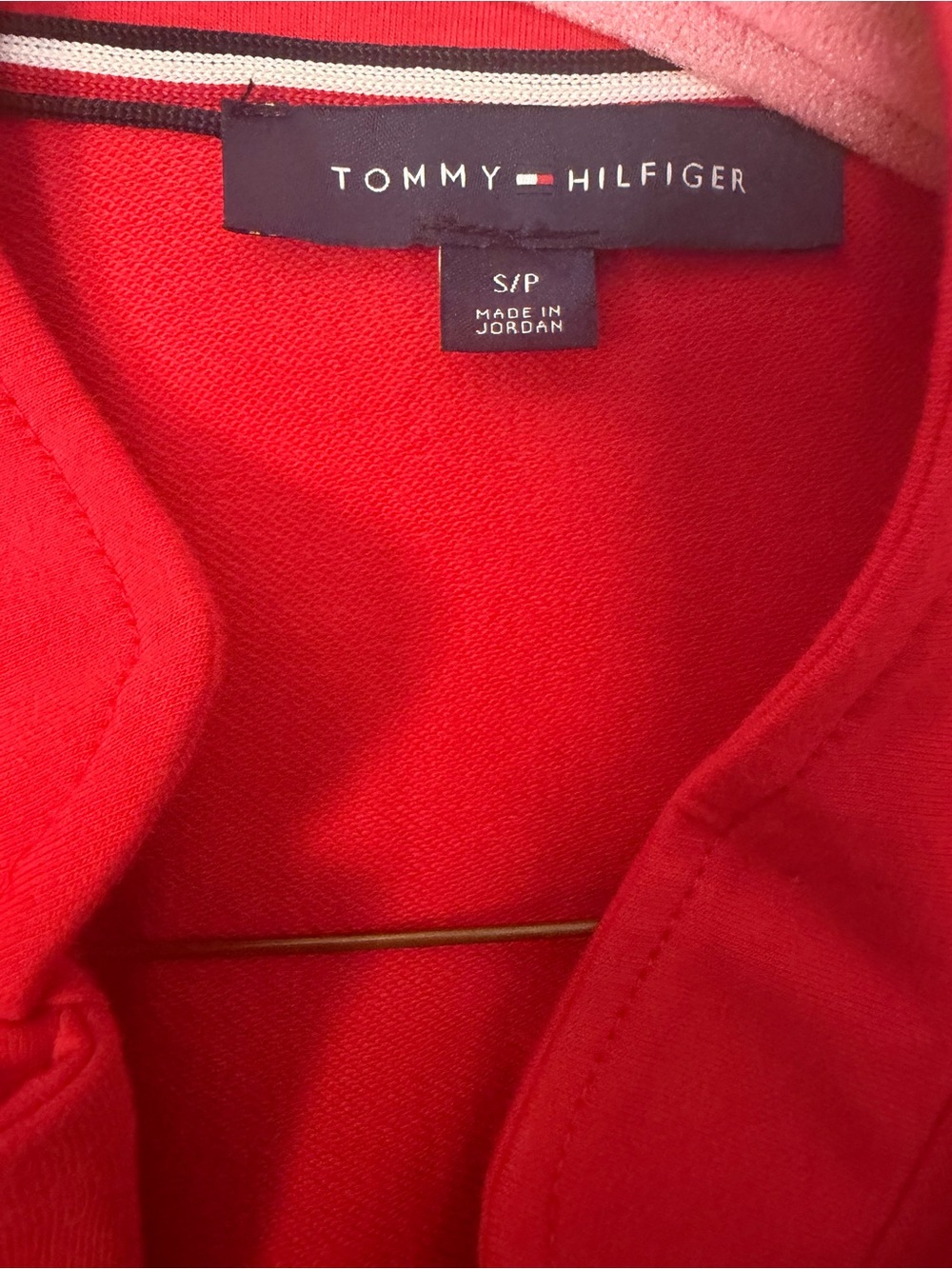 Tommy Hilfiger Red Double-Breasted Military Blazer - Picture 3 of 5